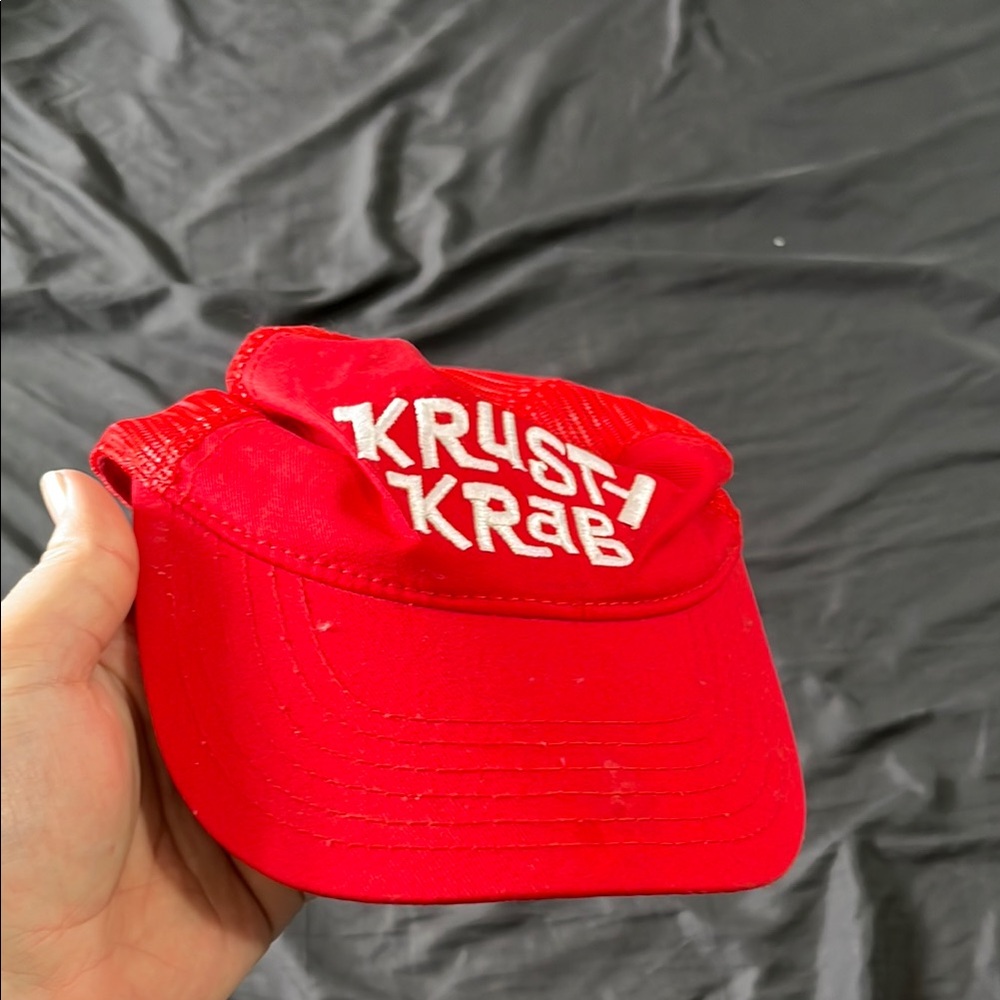 Krusty Krab Red SpongeBob Cap